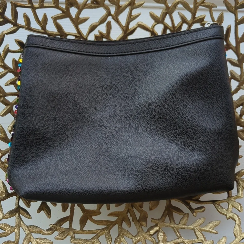 Victoria's Secret Sequin Make Up Bag Pouch & Bracelet